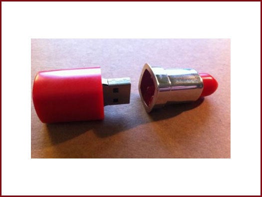 4GB Lipstick USB Drive