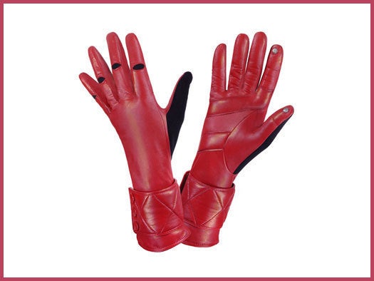 Stylish Leather Tec Touch Gloves