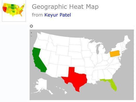 Geographic Heat Map