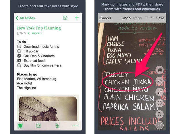 Evernote Premium for Planning Trips With Others