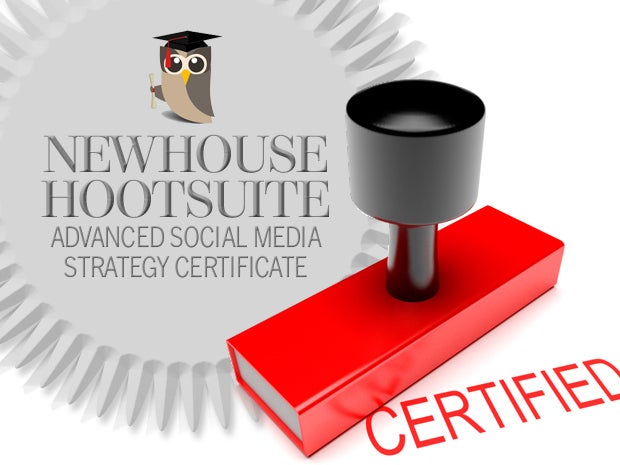 Newhouse Hootsuite Advanced Social Media Strategy Certificate