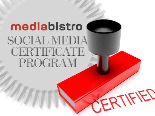 Mediabistro Social Media Certificate Program