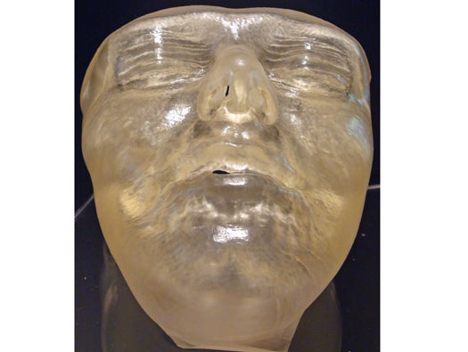 3D printed human face mold