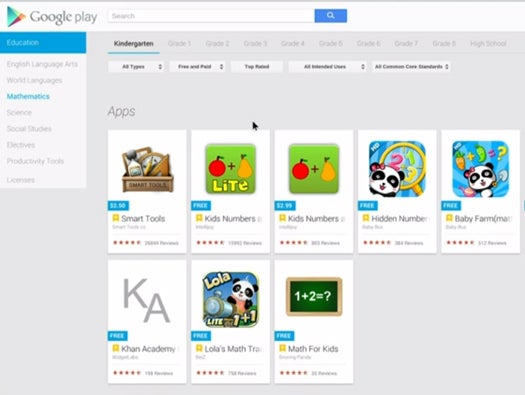 Google Play for education