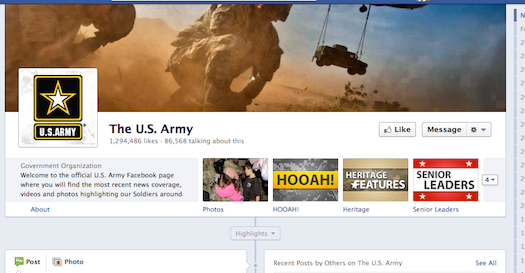 USArmy_facebookpage