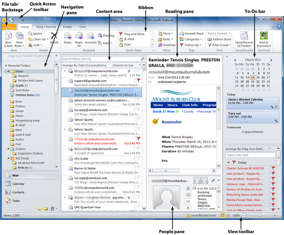 Microsoft outlook 2010 что это