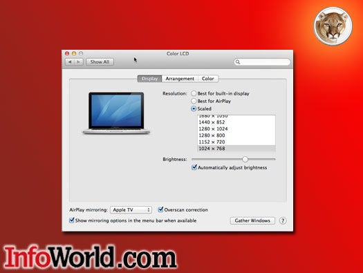 mirror os x mountain lion