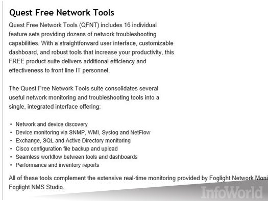 Quest Free Network Tools