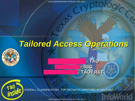 The NSA\'s TAO hardware backdoors