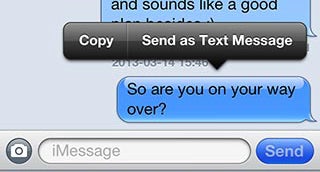 How to turn an iMessage into a standard text | ITworld