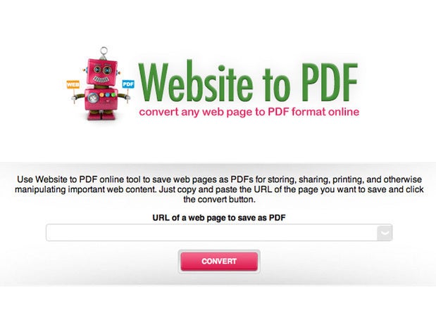 download website pdf creator