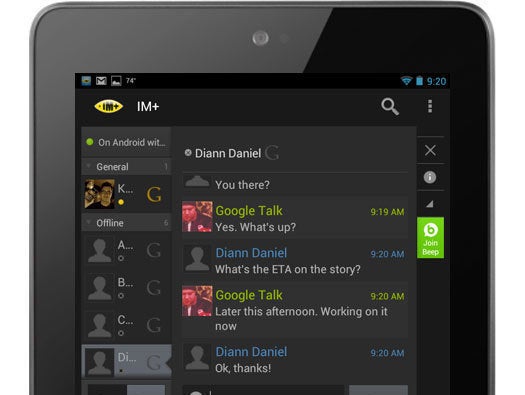 yahoo messenger free download for android tablet