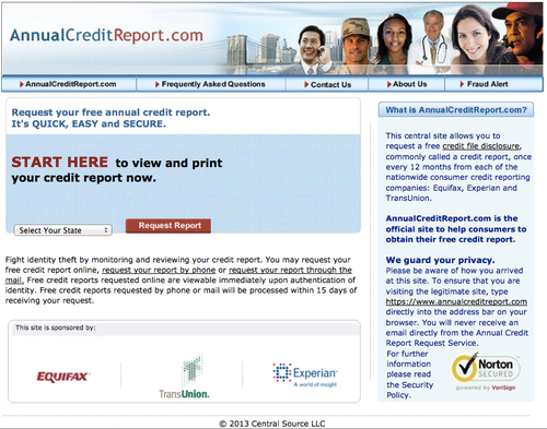 free credit report website