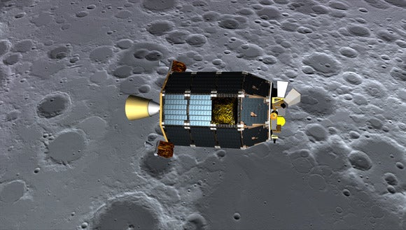 LADEE and moon