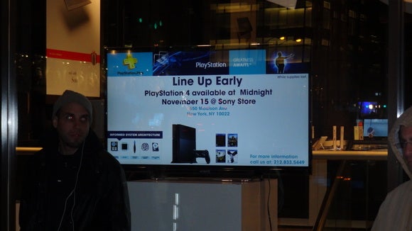 Waiting in PlayStation 4 line outside Sony's flagship store in New York