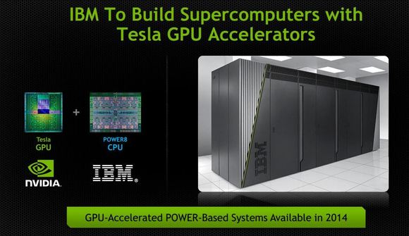 IBM's Power8 chip and Nvidia's Tesla GPU join forces