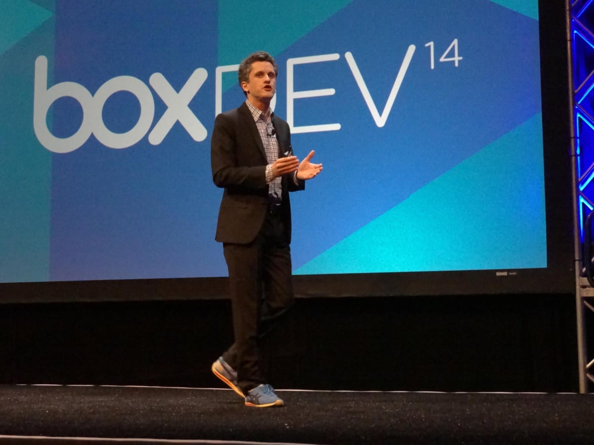 Aaron Levie walking